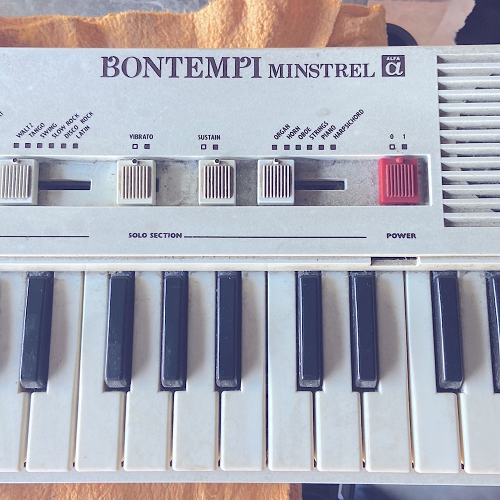 RARE VINTAGE 1973 Bontempi Minstrel Alfa A Keyboard (with power cable) OBO!